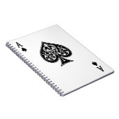 Poker Ace Kaart Notitieboek (Rechterzijde)