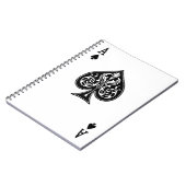 Poker Ace Kaart Notitieboek (Linkerzijde)