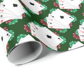 Poker Ace-speelkaarten Verpakkingspapier Cadeaupapier (Rol Hoek)
