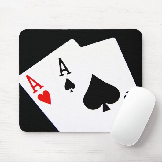 Poker Aces Mousepad Muismat (Met muis)