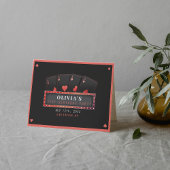 Poker Aces Rood & Zwart 21ste Verjaardagsfeest Bedankkaart