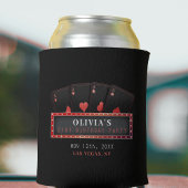 Poker Aces Rood & Zwart 21ste Verjaardagsfeestje Blikjeskoeler