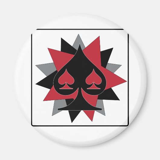 ** POKER ADDICT ** MAGNEET (Voorkant)