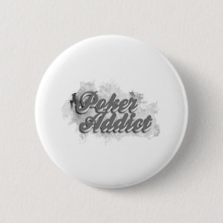 Poker addict ronde button 5,7 cm
