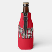 Poker Afbeelding Logo met koninginnen, Flesjeskoeler (Fles Achterkant)
