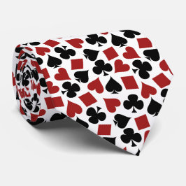 Poker-afspeelkaartmodel Stropdas