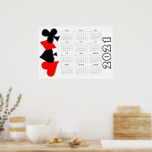 Poker Agenda 2021 Poster - maandag start (Keuken)