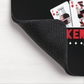 Poker and Beer King Tiles Casino Poker Player Gift Muismat (Hoek)