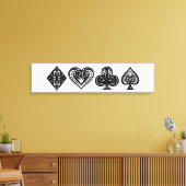 Poker Art Canvas Afdruk (Insitu (Woonkamer))