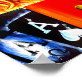 POKER ART TEXAS HOLD EM COLLAGE POSTER (Hoek)