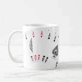 Poker azen ... Engelse theemok Koffiemok (Links)