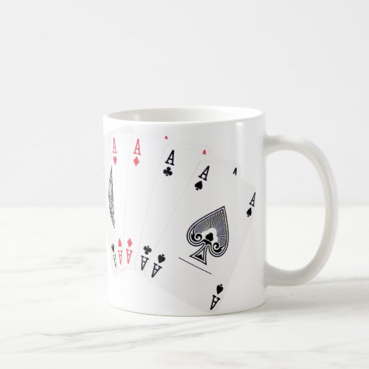 Poker azen ... Engelse theemok Koffiemok (Rechts)