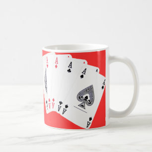Poker azen ... Engelse theemok Koffiemok