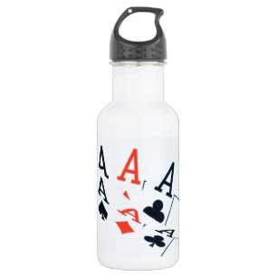 Poker, Azen Kaarten, Waterfles