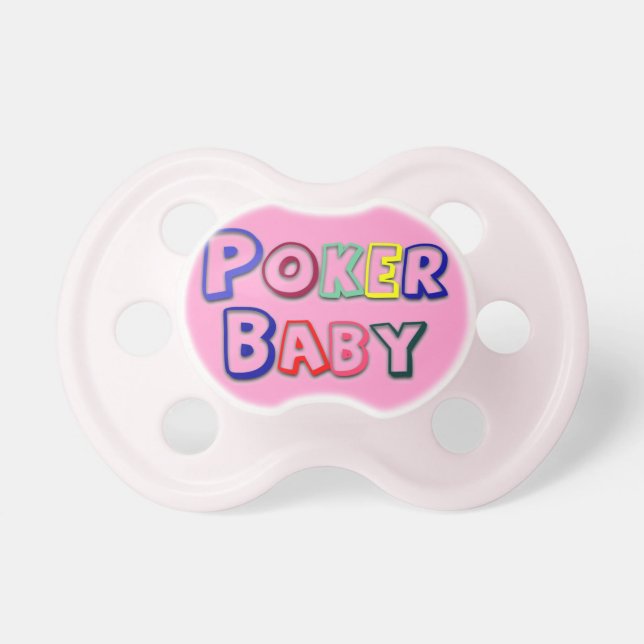 Poker Baby Pacifier Speen (Voorkant)