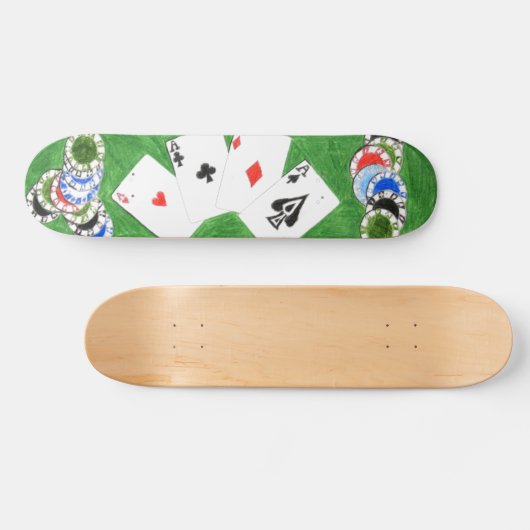 Poker Board, by DJ Skateboard (Horizontaal)