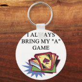 poker bridge-spel sleutelhanger (Voorkant)