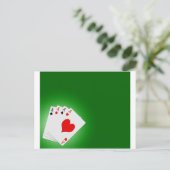 Poker Briefkaart (Staand voorkant)
