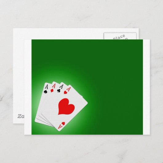 Poker Briefkaart (Voorkant / Achterkant)