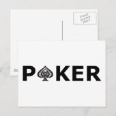 Poker Briefkaart (Voorkant / Achterkant)
