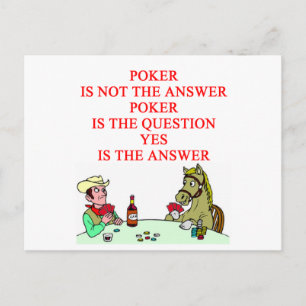 POKER BRIEFKAART