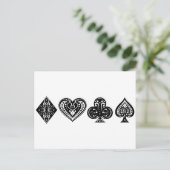 Poker Briefkaart (Staand voorkant)