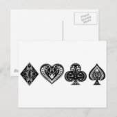 Poker Briefkaart (Voorkant / Achterkant)