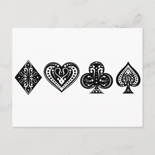 Poker Briefkaart (Voorkant)