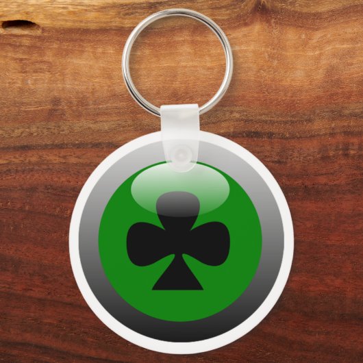Poker Button - Club Sleutelhanger (Voorkant)