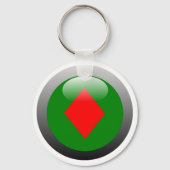 Poker Button - Diamond Sleutelhanger (Voorkant)