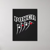Poker Canvas Afdruk (Voorkant)