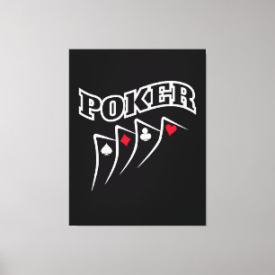 Poker Canvas Afdruk