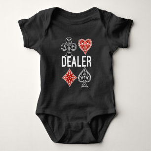 Poker Card Game Dealer Casino Lover Romper
