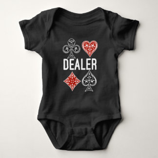Poker Card Game Dealer Casino Lover Romper