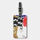 Poker Cards Aces Chips Gambling Casino Win Game Bagagelabel (Voorkant verticaal)