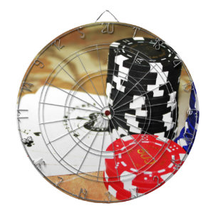 Poker Cards Aces Chips Gambling Casino Win Game Dartbord