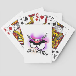 Poker Cards: Act Now (wit) Pokerkaarten