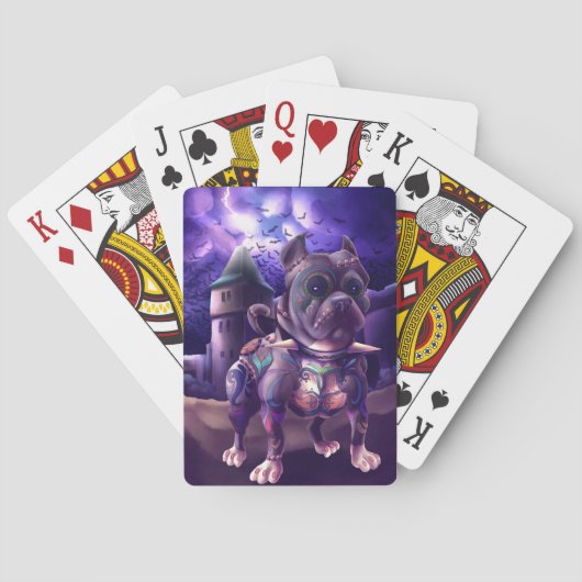 Poker Cards Franky Ze Pitbull Frankenstein Speelkaarten (Achterkant)