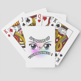 Poker Cards: Geen van de jouwe (wit) Pokerkaarten