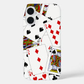 Poker Cards iPhone 16 Hoesje (Achterkant)