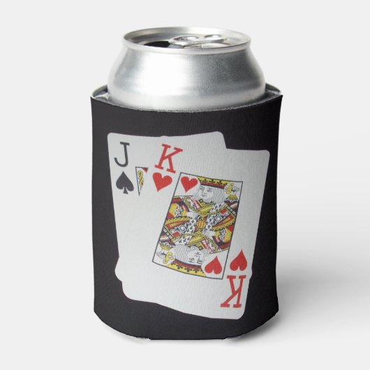 Poker Cards Jack King, Blikjeskoeler (Blikje Voorkant)