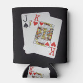 Poker Cards Jack King, Blikjeskoeler (Achterkant)