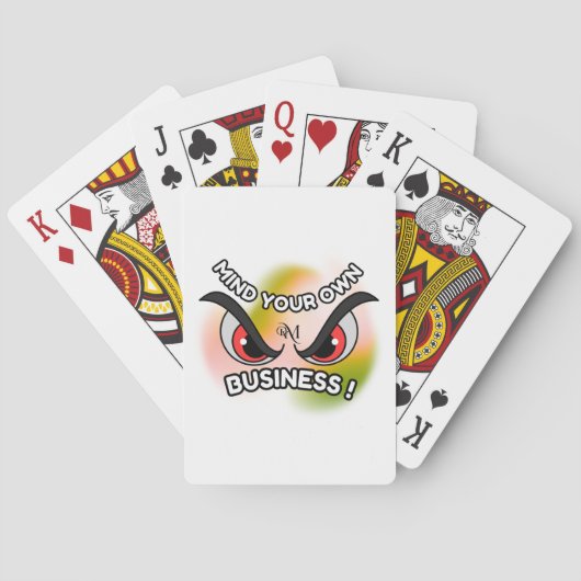 Poker Cards: Let op je eigen (wit) Pokerkaarten (Achterkant)