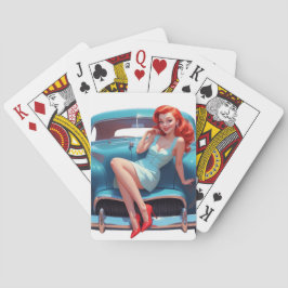 Poker Cards Pin-Up Art Pokerkaarten