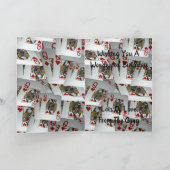 Poker Cards Queens Design Birthday Kaart (Binnen)