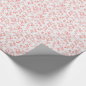 Poker Cards Royal Hearts Flush Pattern Cadeaupapier (Hoek)