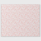 Poker Cards Royal Hearts Flush Pattern Cadeaupapier (Vlak)