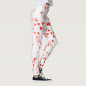 Poker Cards Royal Hearts Flush Pattern Leggings (Rechts)