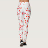 Poker Cards Royal Hearts Flush Pattern Leggings (Achterkant)