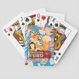 Poker Cards: Trust Me I Lied (blauw) Pokerkaarten